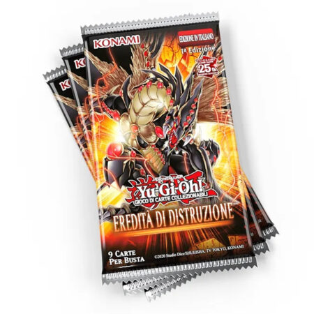 Tuckbox da 3 Buste Yu-Gi-Oh! Eredità di Distruzione - Legacy of Destruction - 9 Carte per Bustina - Prima Edizione