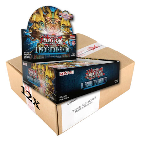 Case 12x Box da 24 Buste Yu-Gi-Oh! Il Proibito Infinito - The Infinite Forbidden - 1a Edizione - Italiano