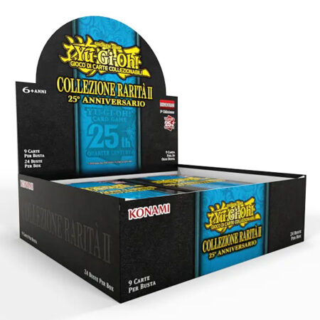 Box 24 Buste - Yu-Gi-Oh! Collezione Rarità 2 - Rarity Collection 2 - 25° Anniversario - 1 Edizione - Italiano