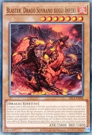 Blaster, Drago Sovrano degli Inferi - Comune - Structure Deck: I Re del Fuoco - SR14-IT008 - Italiano - Nuovo