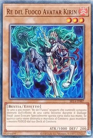 Re del Fuoco Avatar Kirin - Comune - Structure Deck: I Re del Fuoco - SR14-IT007 - Italiano - Nuovo