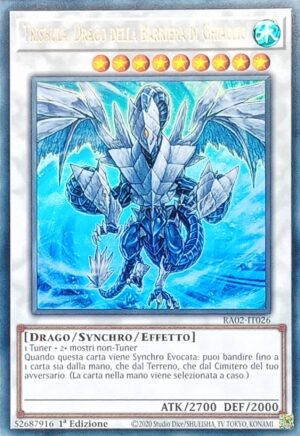 Trishula, Drago della Barriera di Ghiaccio - Ultra Rara - Collezione Rarità 25° Anniversario II (2) - RA02-IT026 - Italiano - Nuovo