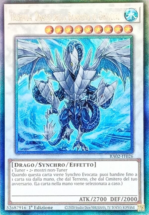 Trishula, Drago della Barriera di Ghiaccio - Rara Ultimate - Collezione Rarità 25° Anniversario II (2) - RA02-IT026 - Italiano - Nuovo