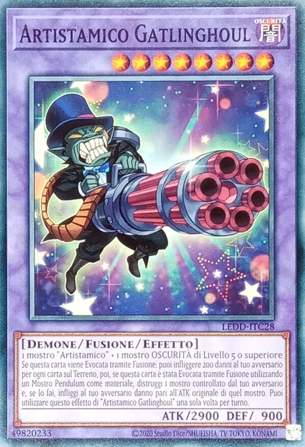 Artistamico Gatlinghoul - Comune - I Deck Drago Leggendario - LEDD-ITC28 - Italiano - Nuovo