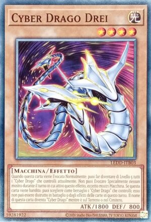 Cyber Drago Drei - Comune - I Deck Drago Leggendario - LEDD-ITB03 - Italiano - Nuovo