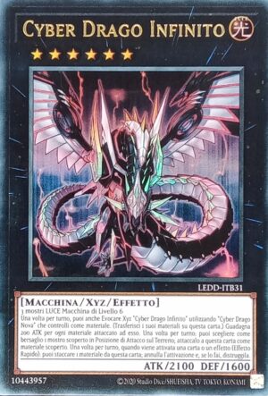 Cyber Drago Infinito - Ultra Rara - I Deck Drago Leggendario - LEDD-ITB31 - Italiano - Nuovo