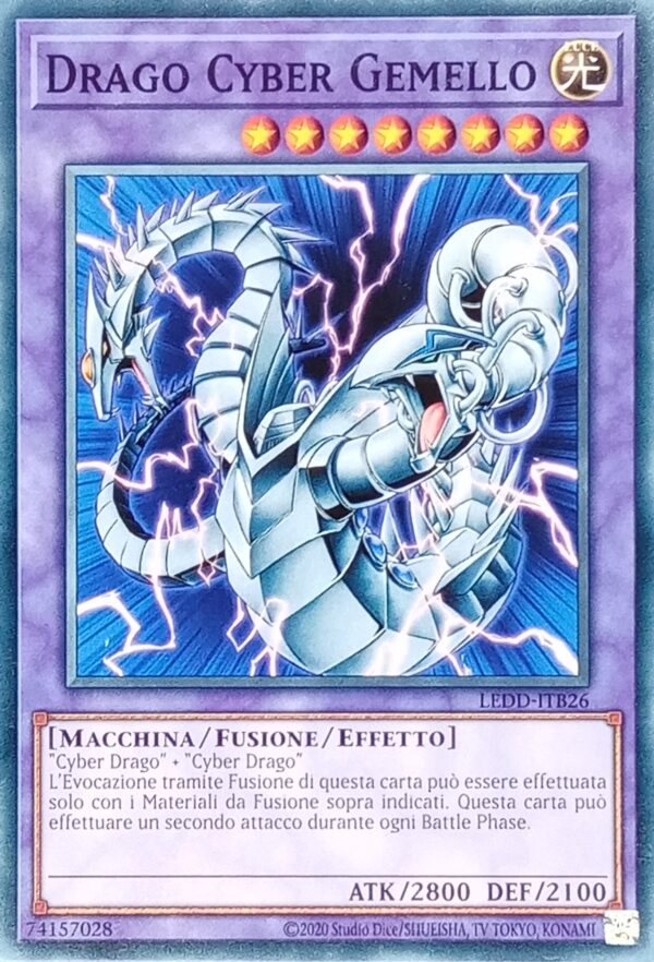 Drago Cyber Gemello - Comune - I Deck Drago Leggendario - LEDD-ITB26 - Italiano - Nuovo