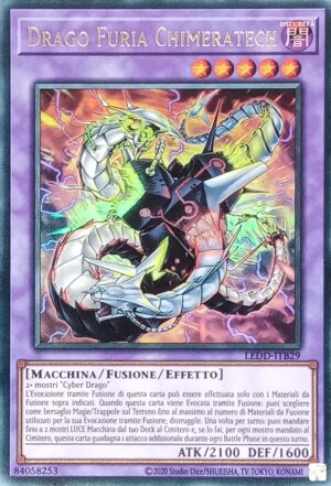 Drago Furia Chimeratech - Ultra Rara - I Deck Drago Leggendario - LEDD-ITB29 - Italiano - Nuovo