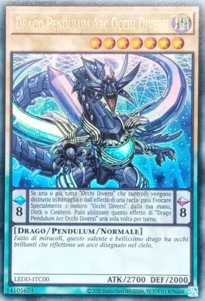 Drago Pendulum Arc Occhi Diversi - Ultra Rara - I Deck Drago Leggendario - LEDD-ITC00 - Italiano - Nuovo