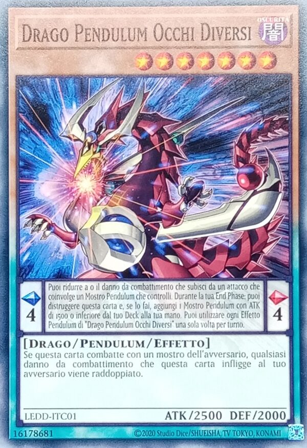 Drago Pendulum Occhi Diversi - Comune - I Deck Drago Leggendario - LEDD-ITC01 - Italiano - Nuovo