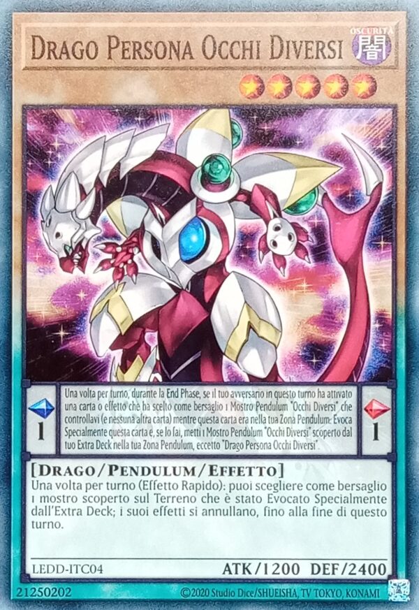 Drago Persona Occhi Diversi - Comune - I Deck Drago Leggendario - LEDD-ITC04 - Italiano - Nuovo