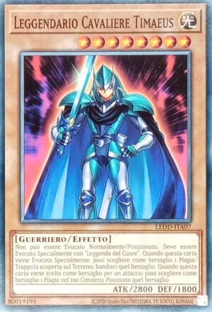 Leggendario Cavaliere Timaeus - Comune - I Deck Drago Leggendario - LEDD-ITA07 - Italiano - Nuovo