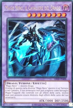 Mago Nero, il Cavaliere del Drago - Ultra Rara - I Deck Drago Leggendario - LEDD-ITA00 - Italiano - Nuovo