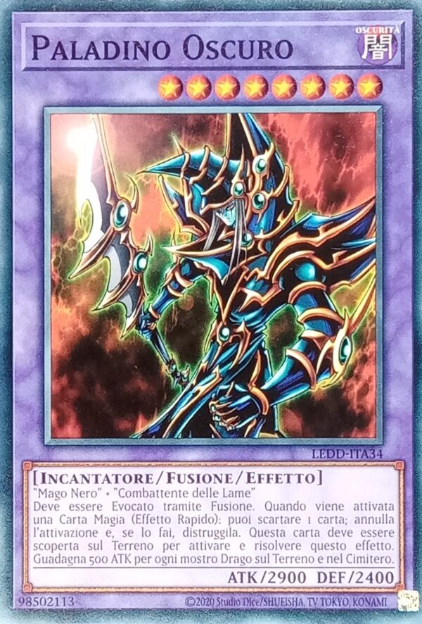 Paladino Oscuro - Comune - I Deck Drago Leggendario - LEDD-ITA34 - Italiano - Nuovo