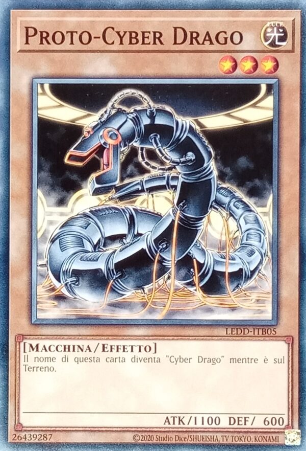 Proto-Cyber Drago - Comune - I Deck Drago Leggendario - LEDD-ITB05 - Italiano - Nuovo