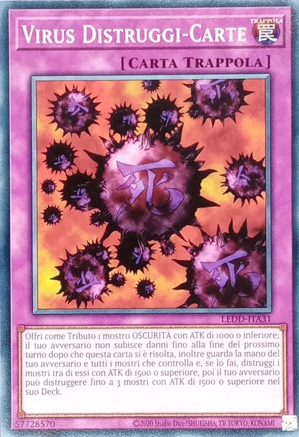 Virus Distruggi-Carte - Comune - I Deck Drago Leggendario - LEDD-ITA31 - Italiano - Nuovo